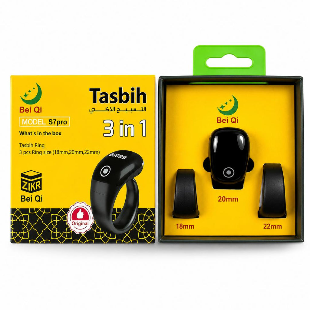 S7pro 3-in-1 Smart Zikr Counter Ring