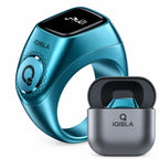 iQIBLA Zikr Ring (Zikr1 / Flex Pro) with Portable Charging Case