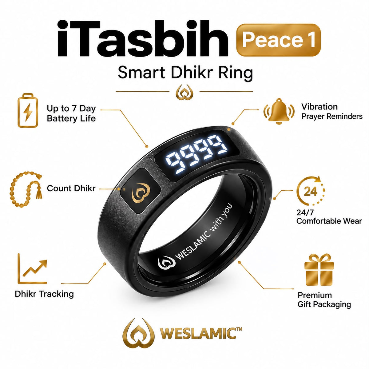 WESLAMIC iTasbih Peace 1
